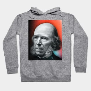 Herbert Spencer Portrait | Herbert Spencer Artwork 2 Hoodie